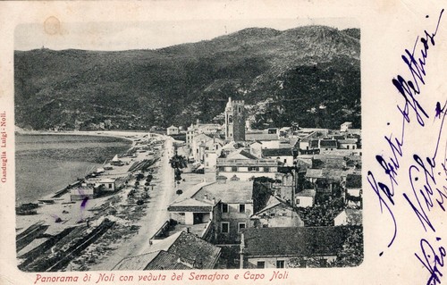 Noli veduta del semaforo e - noli,