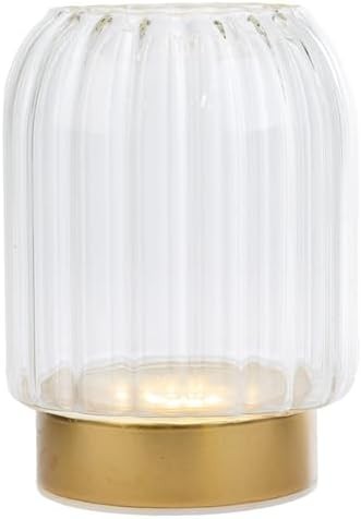 Vaso vetro lumin 9xh 5 - vetro,
