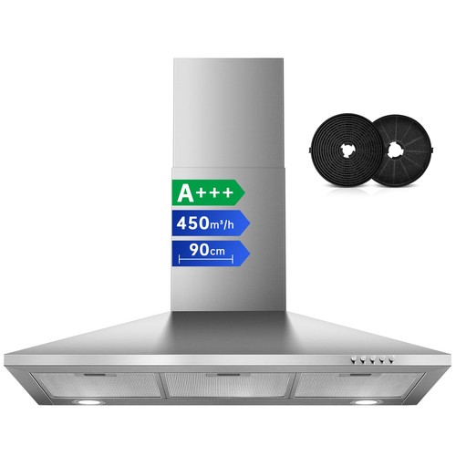Cappa cucina 90cm 450 h - cappa, m³/h