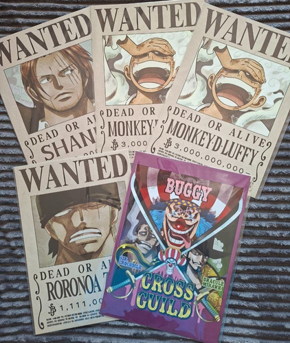 One piece wanted poster - piece, op