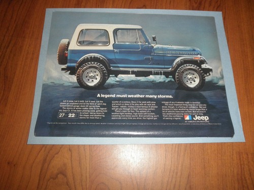 Pubblicità vintage jeep - pubblicità,