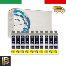 10 CARTUCCE COMPATIBILI T1281 PER EPSON BX305 FS22 SX125 130 230 SX235 WF7015