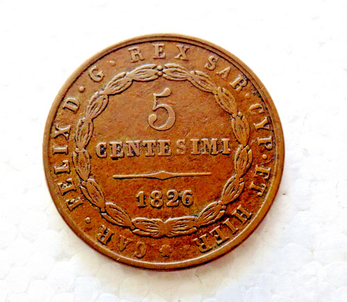 Centesimi 1826 zecca di - centesimi,