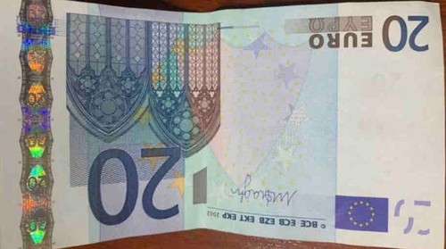 Banconote euro draghi - 20,