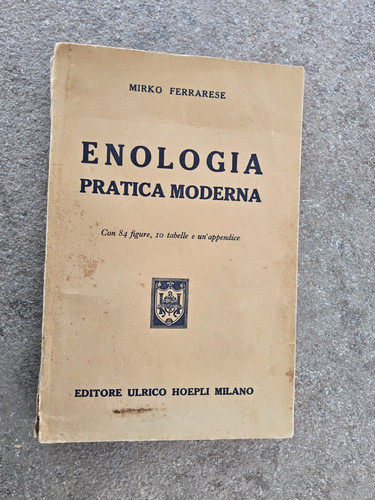 Manuale hoepli enologia - -,