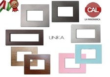 PLACCHE UNIKA COMPATIBILI BTICINO MATIX IN PVC E LEGNO CAL LA PANORAMICA