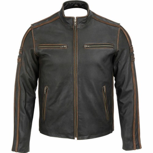 Giacca motociclista nera da - giacca,