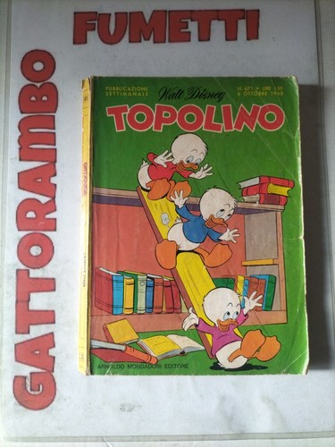 Topolino 671 con - con, bollini