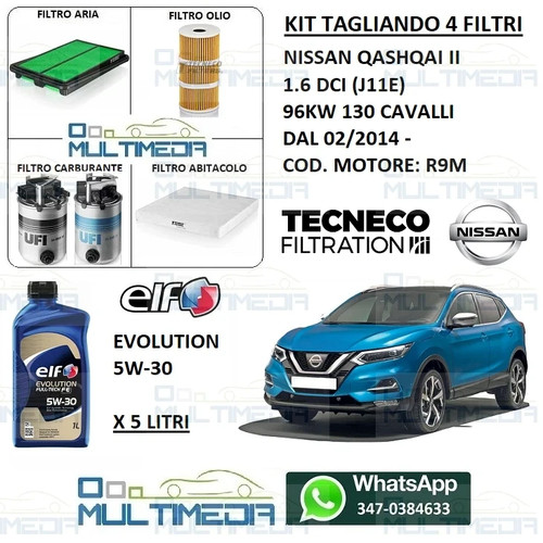 Kit tagliando filtri - 4,