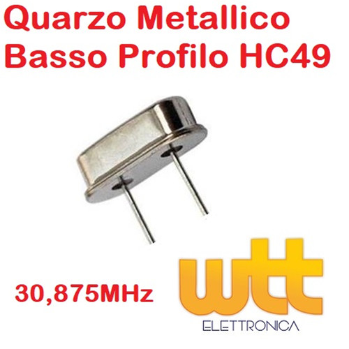 Quarzo metallico 875mhz - quarzo,