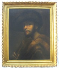 Bianca CIAPPA (Napoli) Ritratto di gentiluomo (copia da Sebastiano del Piombo)