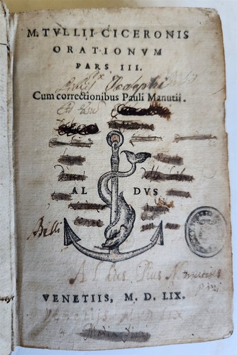 1559 aldus press cicero - 1559,