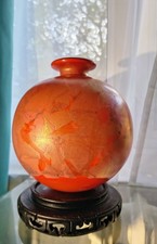 Grande raro vaso globo - , in