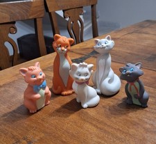 Pupazzi Gomma Disney Aristogatti NO Ledra vintage rubbertoys