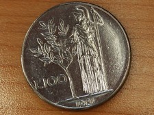 1981 Italy 100 Lire KM# 96.1