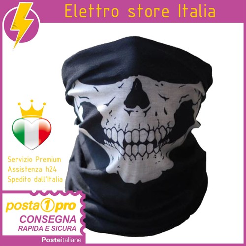 Bandana scaldacollo skull