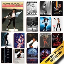 MICHAEL JACKSON Meilleurs Posters de tous les temps Collector Taille A4-A3
