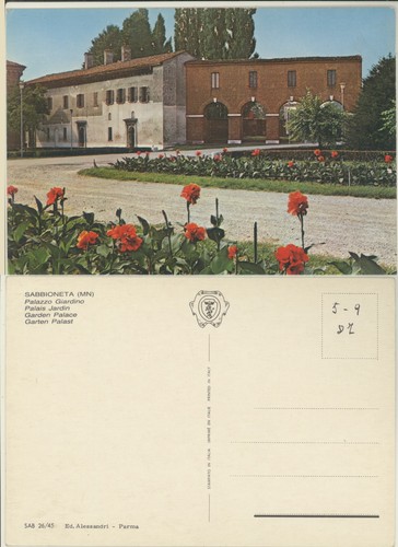 Sabbioneta mantova palazzo - sabbioneta, -mantova