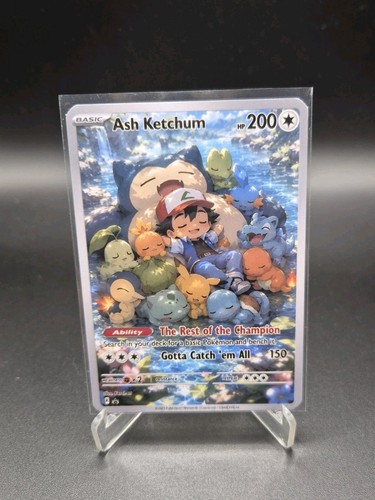 Ash ketchum card custom fan - ketchum,
