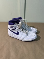 Nike Air Jordan 1 Retro High OG "Court Purple" sneaker da donna taglia 8,5