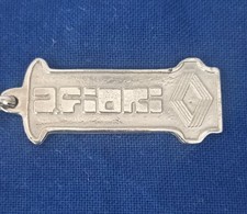 Portachiavi pubblicitario Renault Fiori Roma Concessionario Automobili Vintage