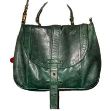 Borsa Mia Luis Italia pelle verde design stile sella silenziosa lusso su misura