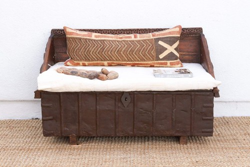 Antica panca metallo - panca, e