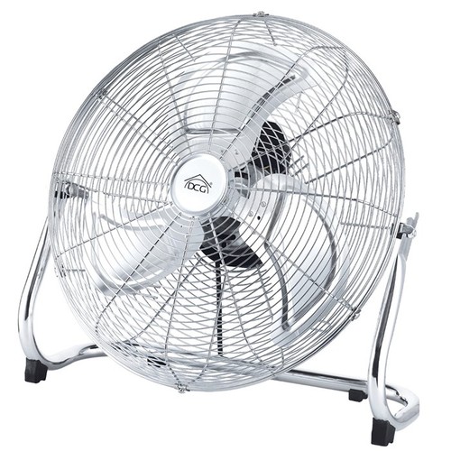 Ventilatore terra cromato - ventilatore,