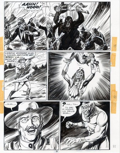 Zagor tavola originale - originale, di