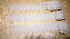Set 3 bordure all'uncinetto fatte a mano. 400 cm,  200 cm, 200 cm × 8 cm h 
