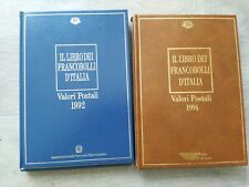 Aste Brumus - ITALIA. Lotto 02 pz de: IL LIBRO DEI FRANCOBOLLI, anni 1992 e 1994
