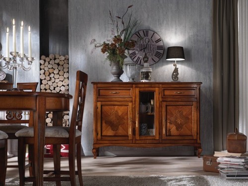 Credenza in legno classica - ,