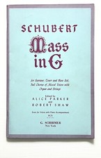 Schubert Mass in G for