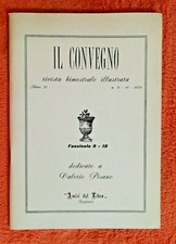 RIVISTA BIMESTRALE IL CONVEGNO FASCICOLO N. 9-10 1978 VALERIO PISANO 