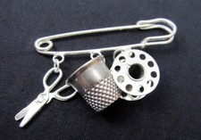 Cucire Spilla Ditale Bobina