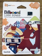 SanDisk Slot Radio Billboard 1.000 Canzoni Vecchi Scheda Musicale Micro SD Card NUOVO