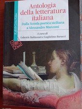 Manuale universitario di Letteratura- Antologia della Letteratura italiana 