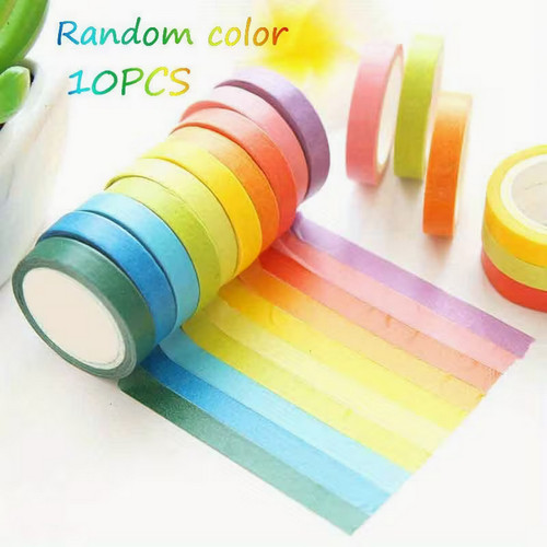 Rainbow washi tape set - tape, 10