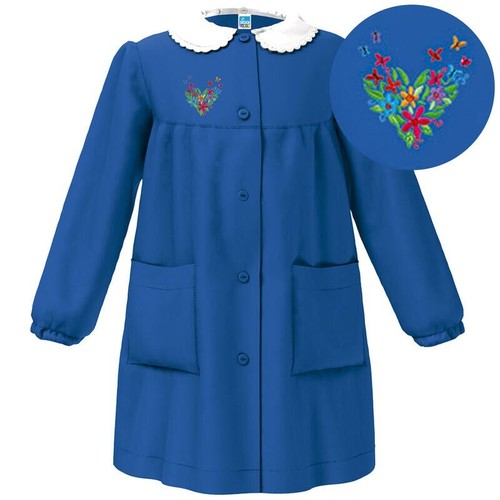 Siggi grembiule bambina - ,, blu