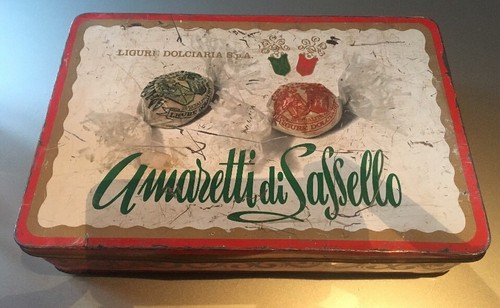 Scatola latta amaretti - latta, di
