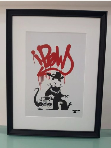 Banksy gangsta rat - gangsta, print