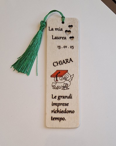 Laurea bomboniera segnalibro - laurea,