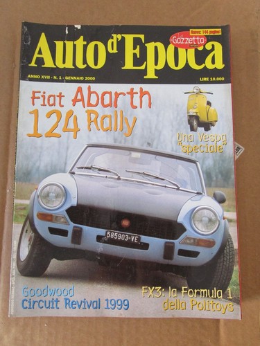 Auto epoca 2000 fiat - *auto,