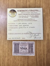 REGNO D’ITALIA BIGLIETTO DI