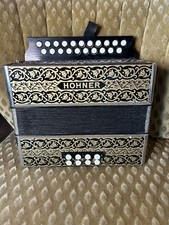 Fisarmonica Hohner Diatonic C/F Harmonika 21/8/II Gold Buttonbox Melodeon