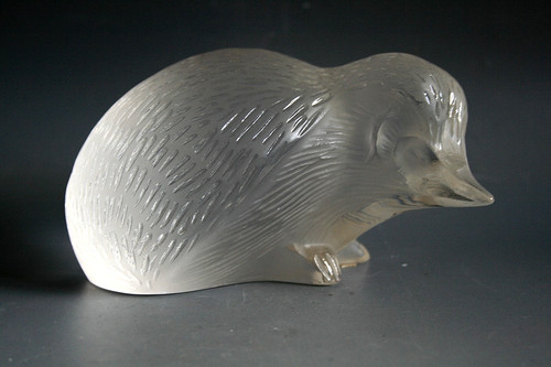 Figura vetro riccio - vetro, di