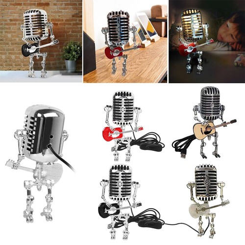 Robot microfono steampunk - robot,