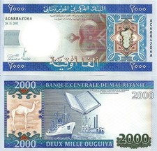 Mauritania 2000 ouguiya 2011