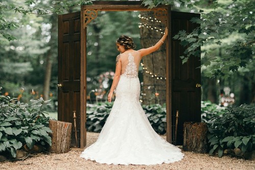 Mori lee wedding gown - wedding,