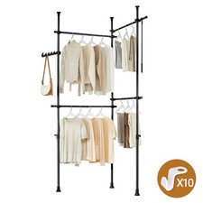 SoBuy Appendiabiti Telescopico, Robusto Appendiabiti ArmadioKLS03-II-SCH